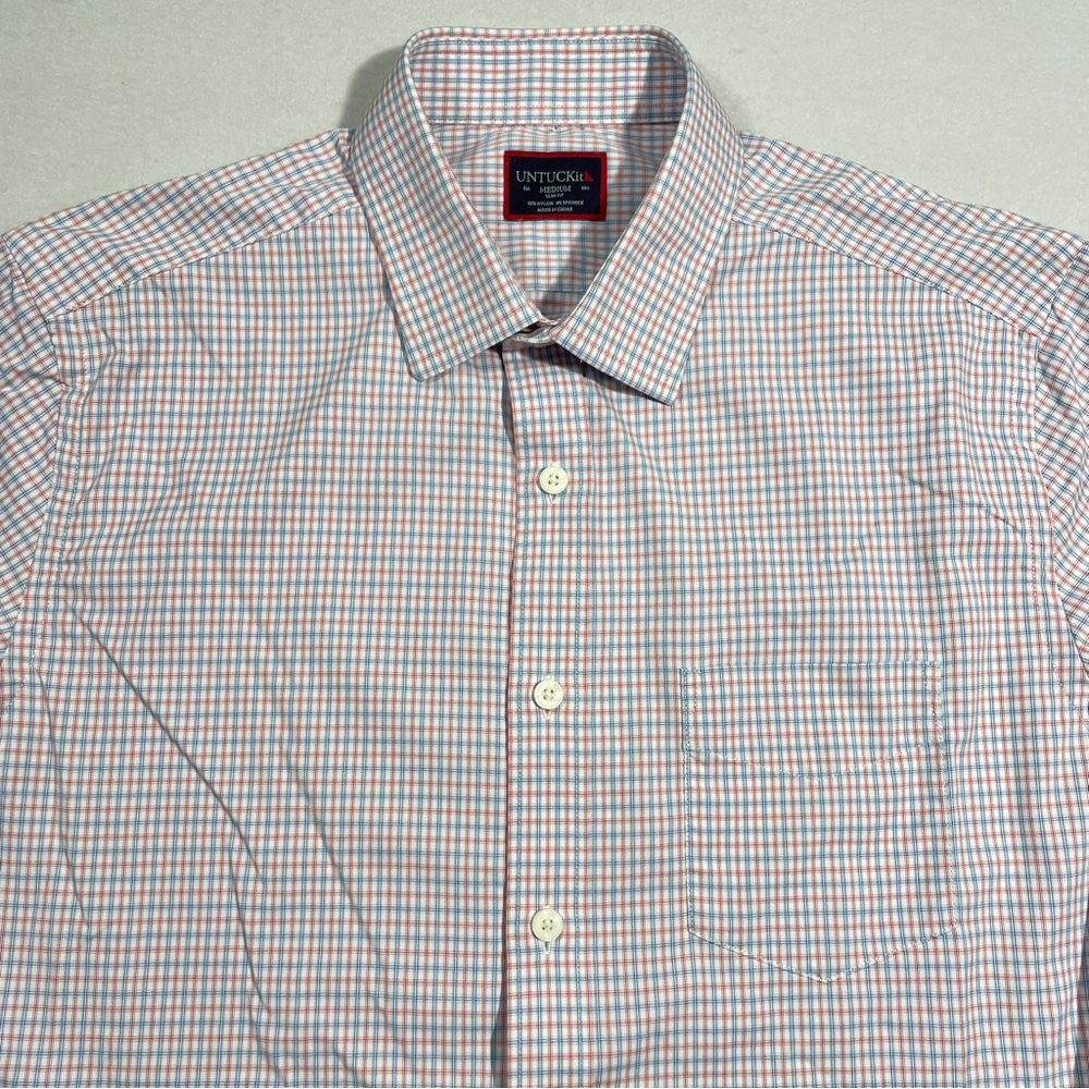 UntucKit Mens Long Sleeve Button Up Shirt Size Medium Style# 34553